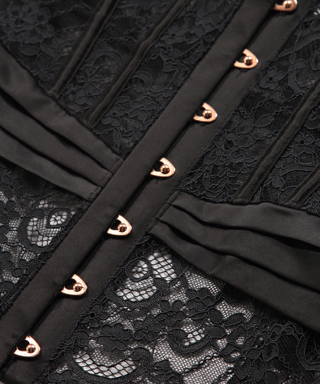 Amelia polstret BH-topp, Svart