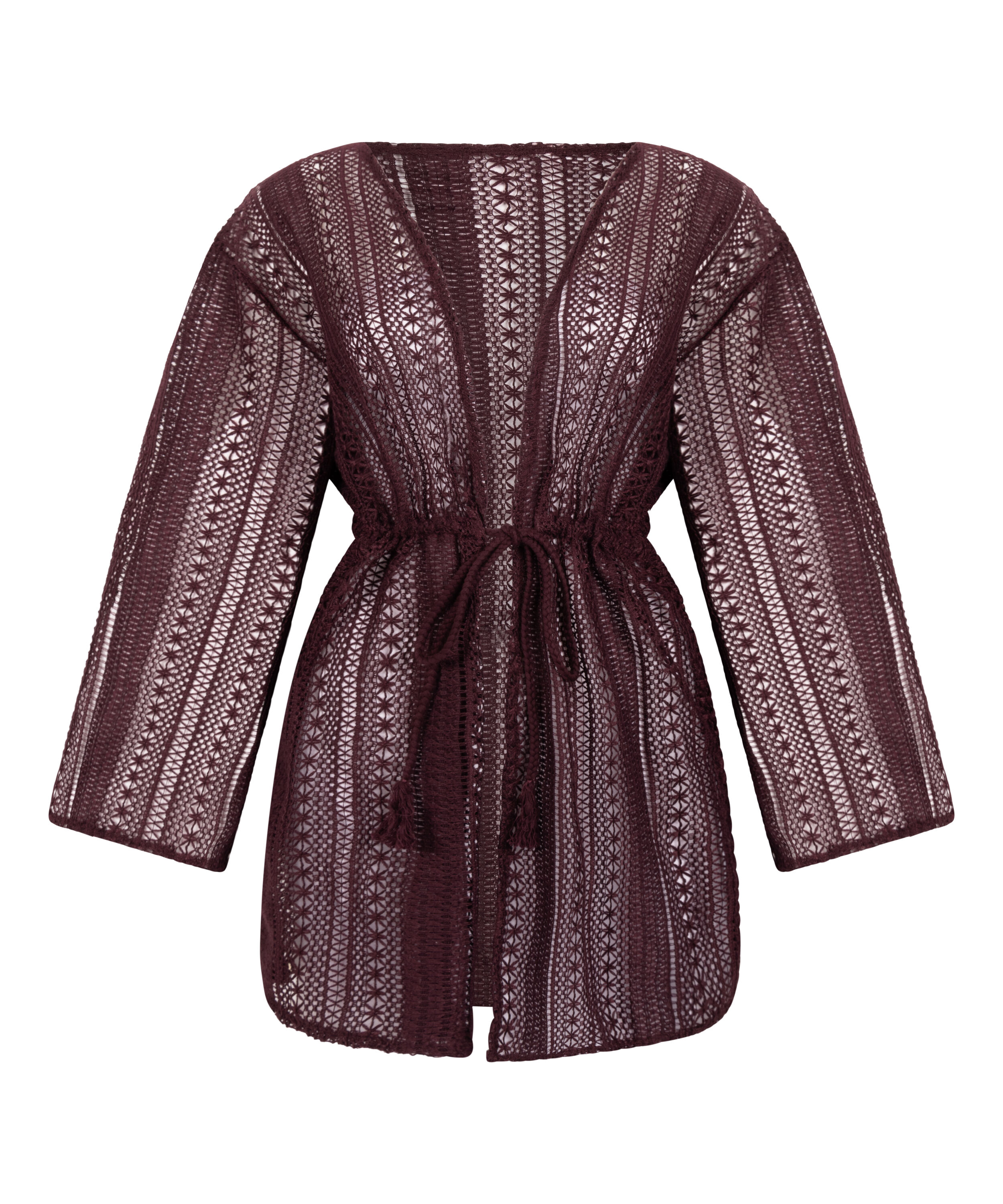 Heklet kaftan for stranden, Lilla