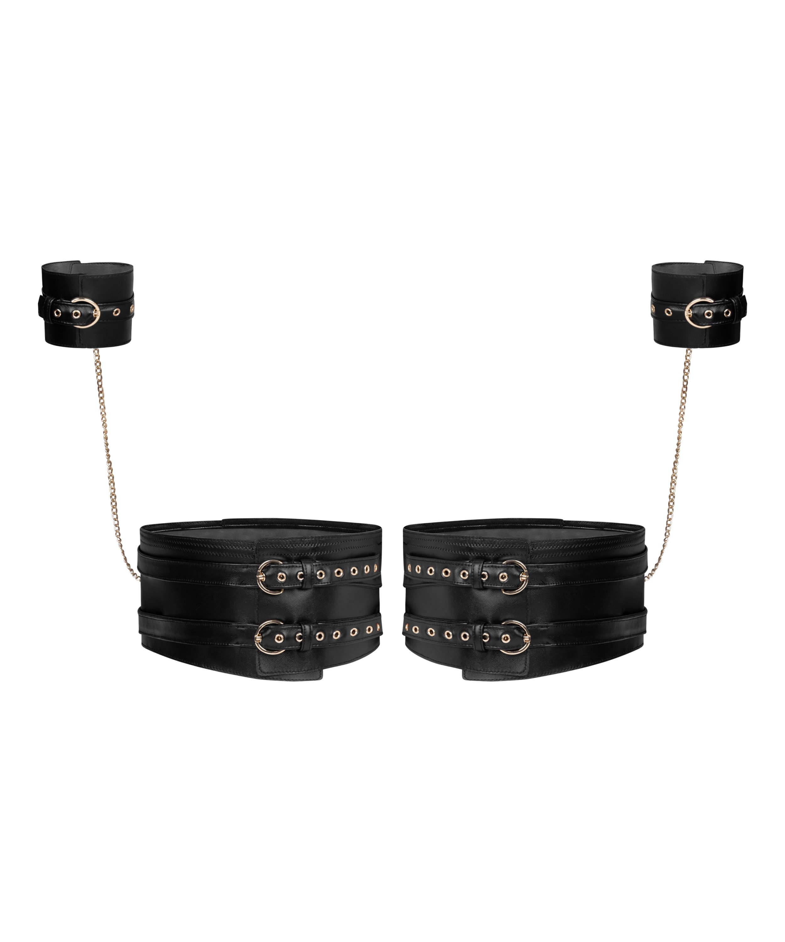 Ankel- og håndjern, Svart, main