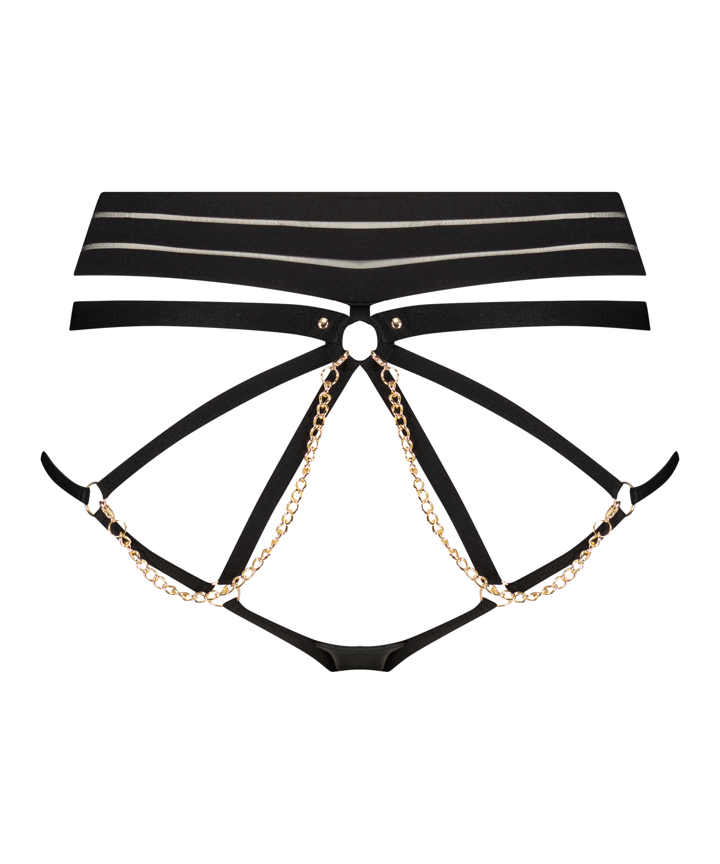 Brazilian med åpent skritt Domantrix, Svart, main