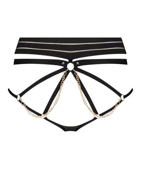 Brazilian med åpent skritt Domantrix, Svart