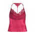 Cami-topp Leopard, Rosa