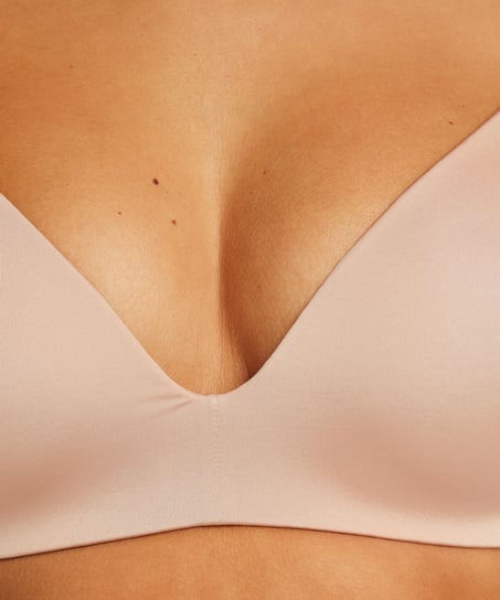 Vattert bh uten b&oslash;yle Mona, Beige