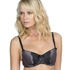 Padded underwired bra Loulou, Brun