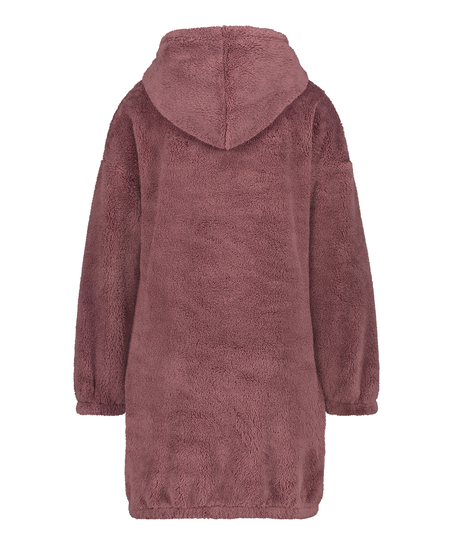 Kose fleece kjole, Rosa