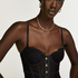 Bustier Fleur Nyakim, Svart