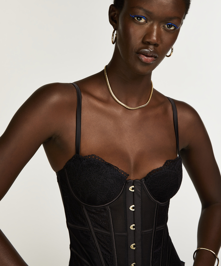 Bustier Fleur Nyakim, Svart