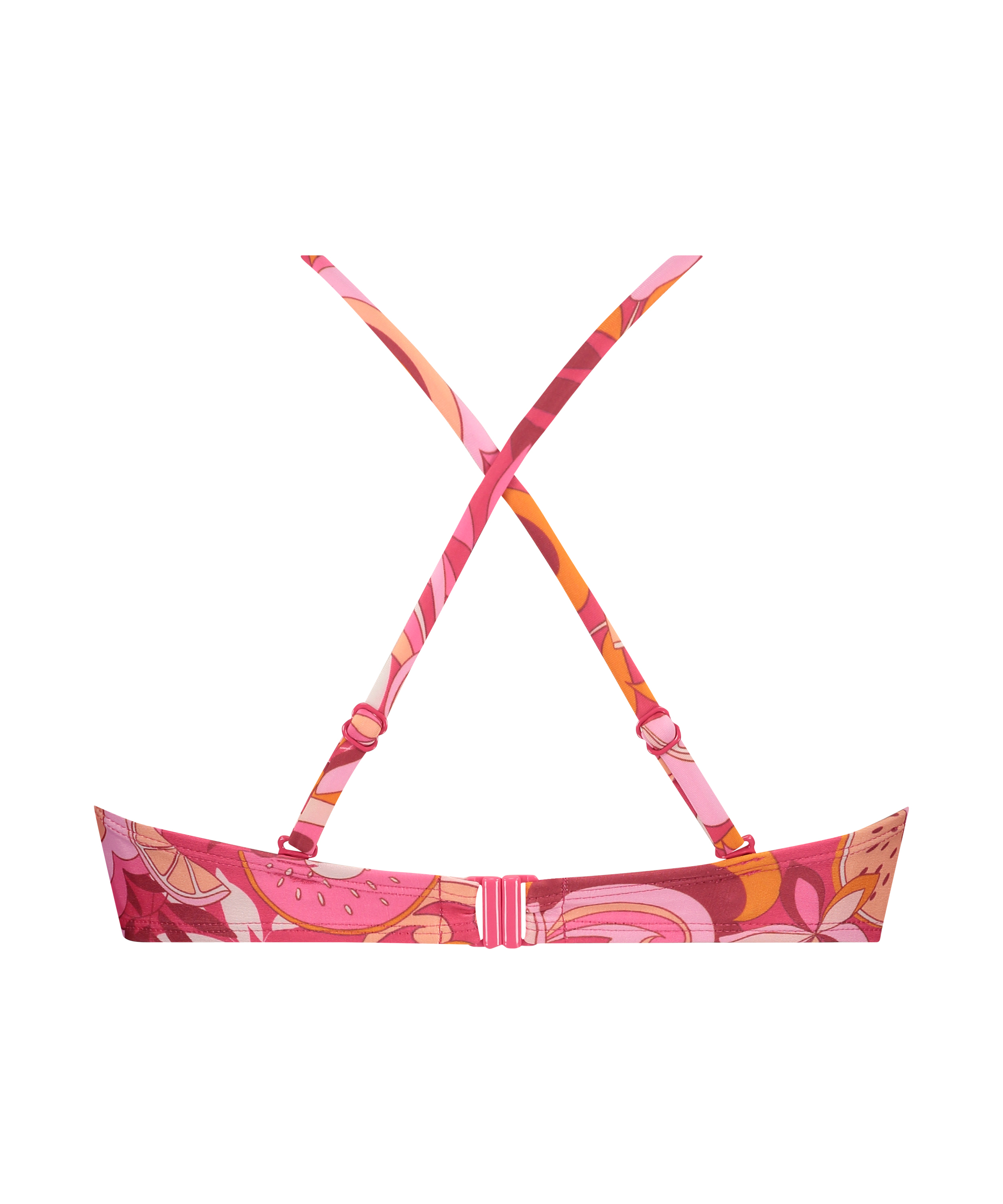 Miami uvattert bikinitopp med bøyle, Rosa, main