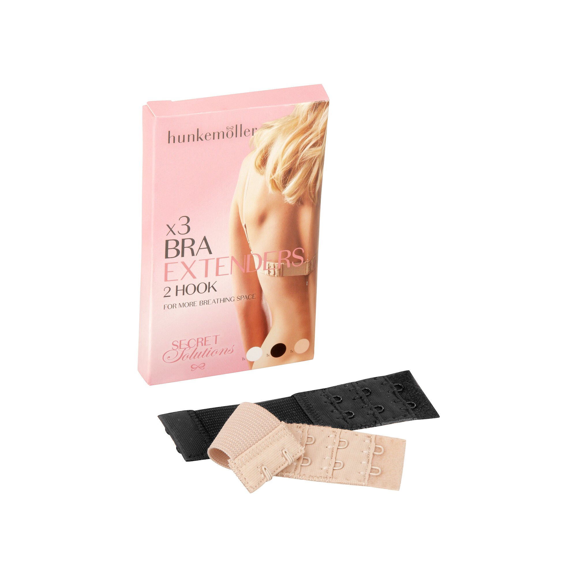 3-pakning med BH-forlengere, Hvit