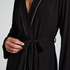 Short Jersey Robe Essentials, Svart