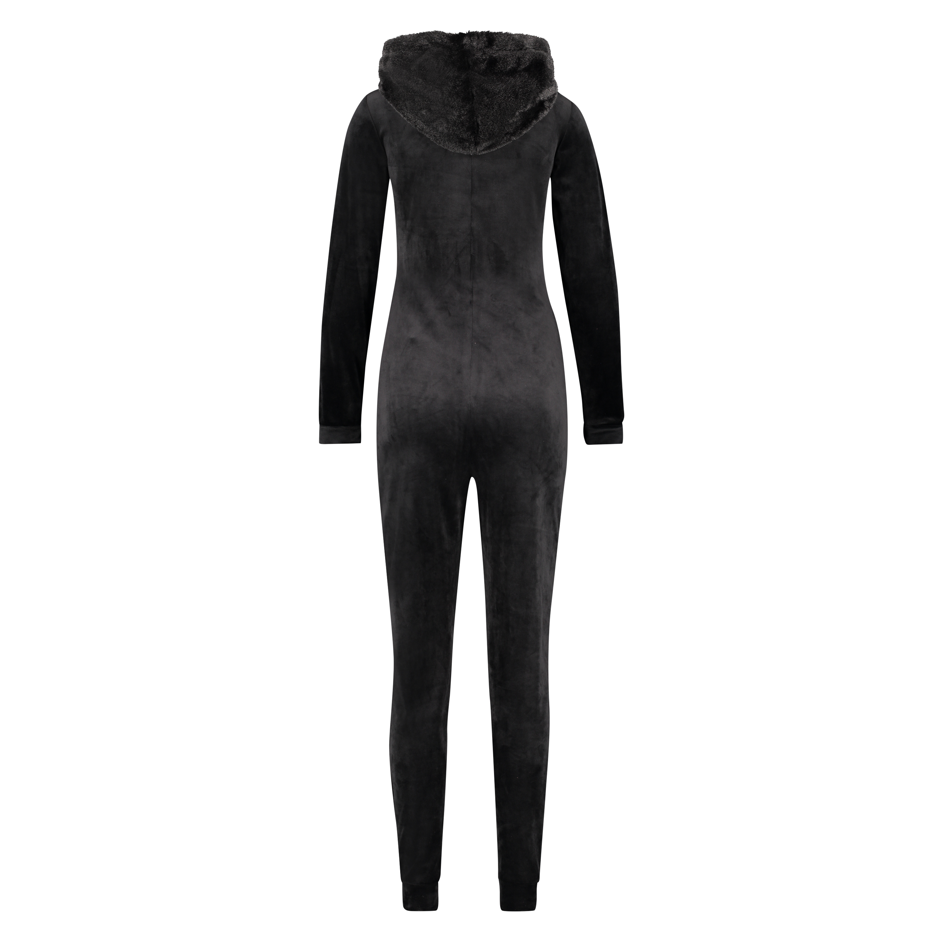 Velvet onesie, Svart, main