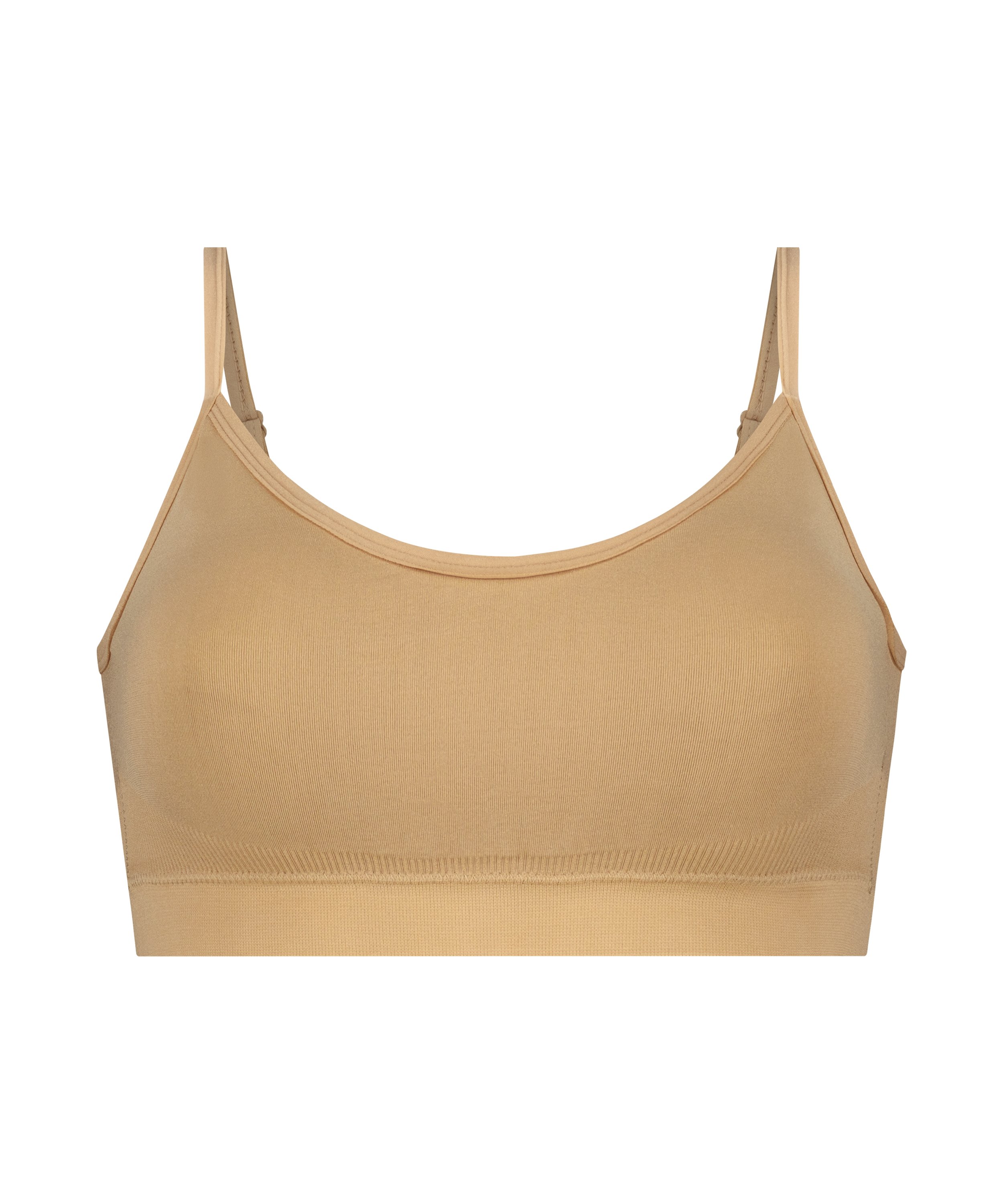 ﻿Strappy Bralette, Beige, main