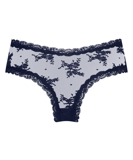 Brasiliansk truse V-shape Mesh, Blå