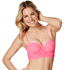 Padded longline bra Andrea, Rosa