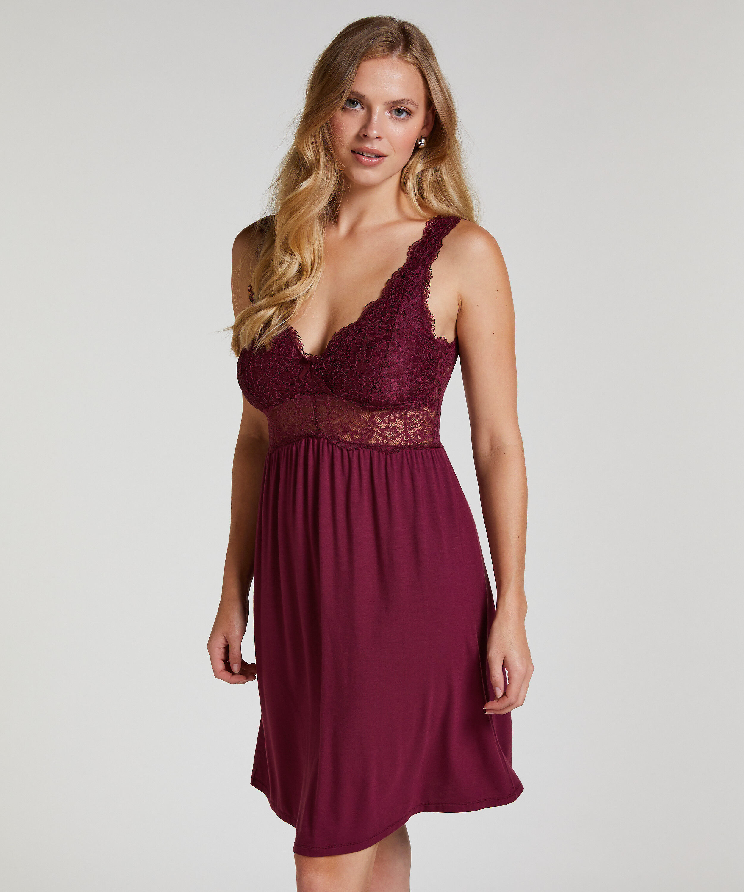 Nattkjole Nora Lace, Lilla