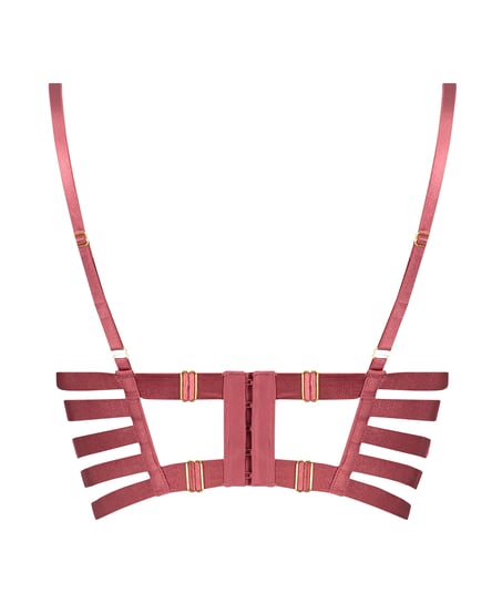 Vicky polstret pushup-BH med spiler, Rød