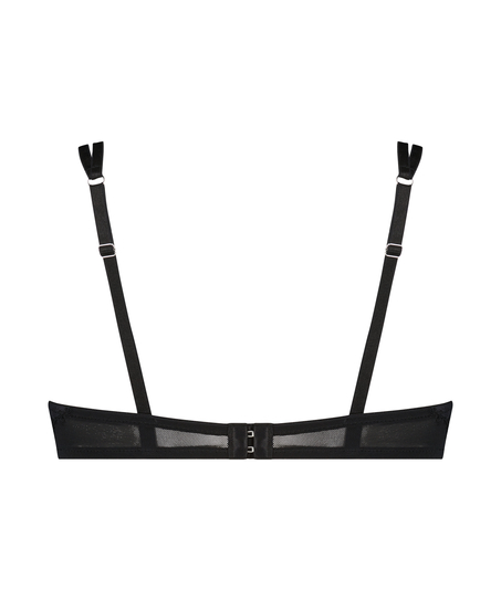 Uvattert bh med bøyle Amelie, Svart