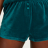 Velours shorts, Grønn