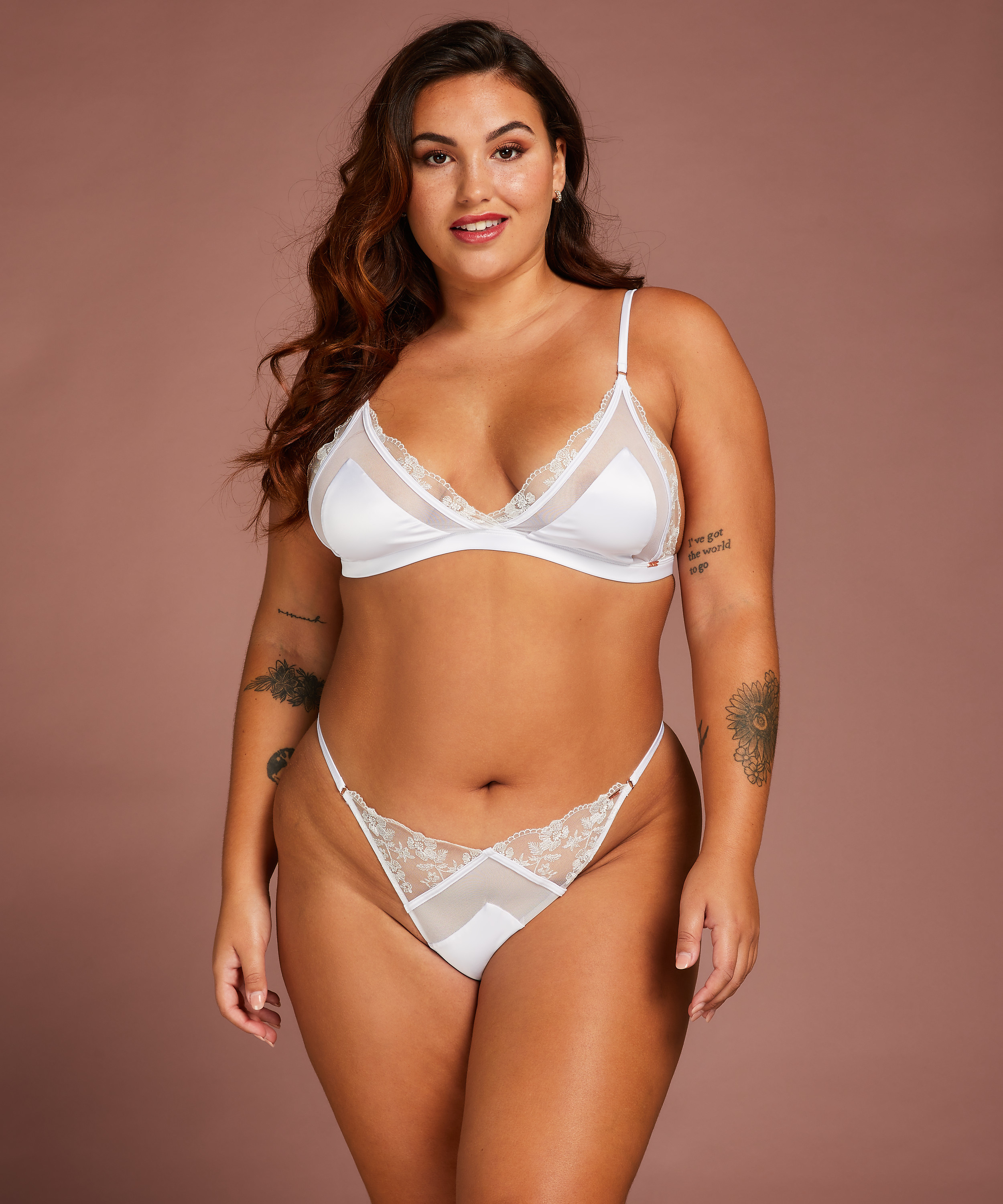 Bralette Celine, Hvit, main