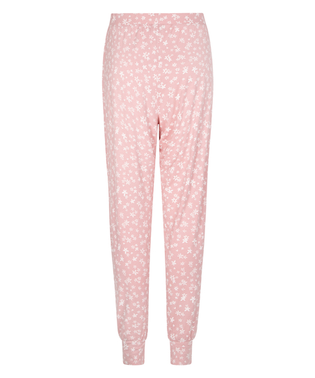 Pyjamabukser Jersey, Rosa