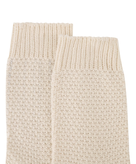 1 par strikkede sokker, Grønn