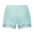 Velvet lace shorts, Grønn