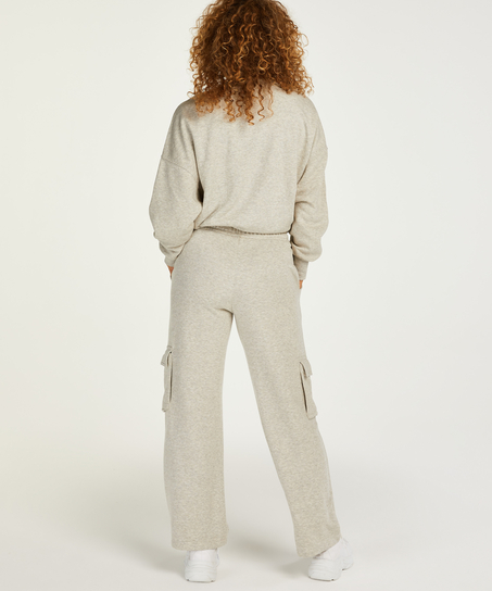 Petite Cargo joggebukse, Beige