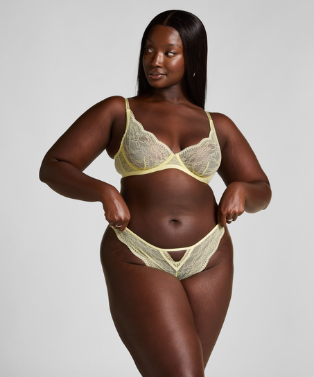 Uvattert bh med b&oslash;yle Isabelle, Gul