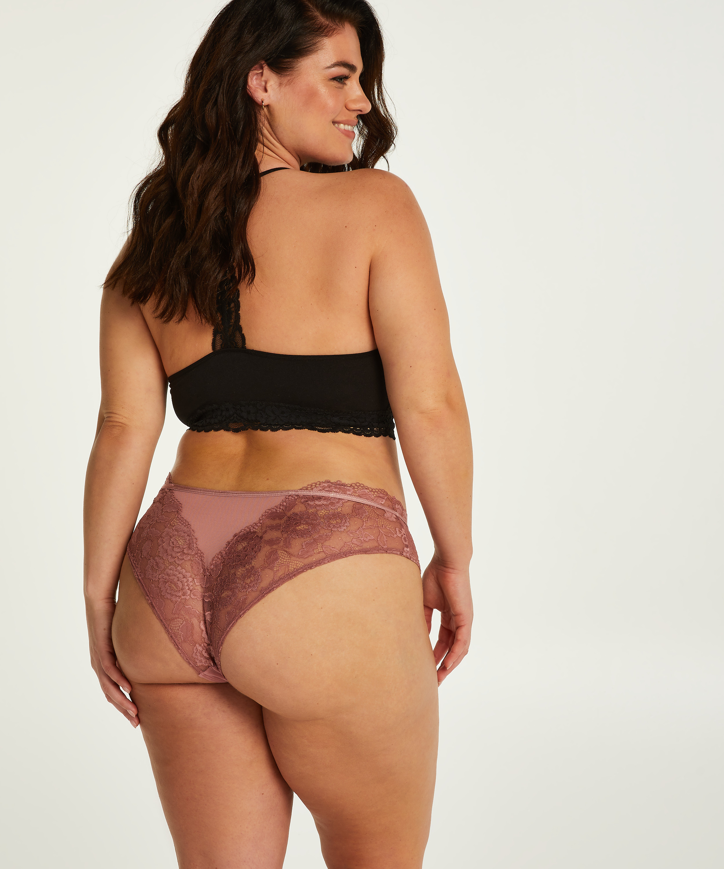 H&oslash;y brasiliansk truse Chloe Curvy, Rosa, main