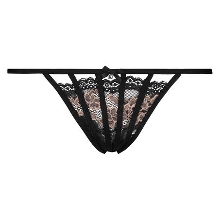 Nala tanga thong, Svart