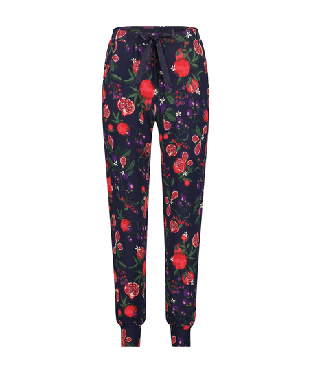 Pyjamabukser Jersey, Bl&aring;