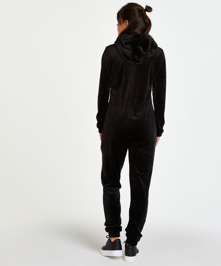 Velvet onesie, Svart
