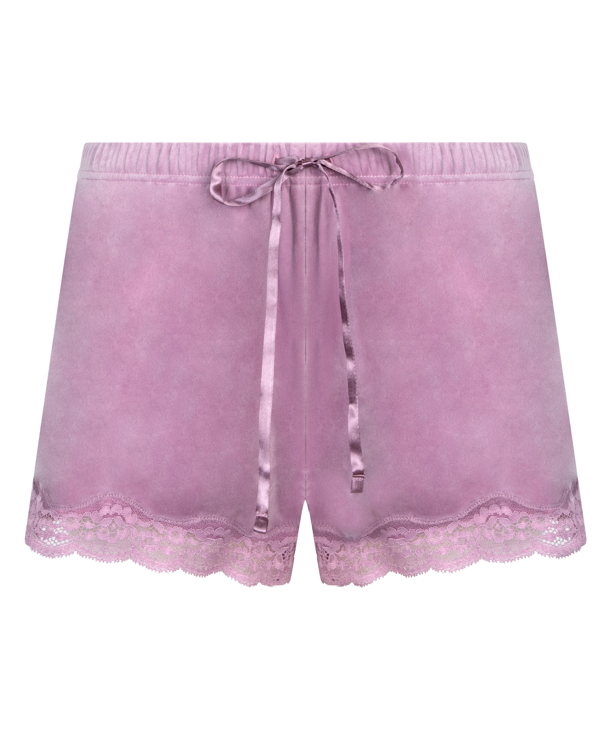 Velvet lace shorts, Lilla, main