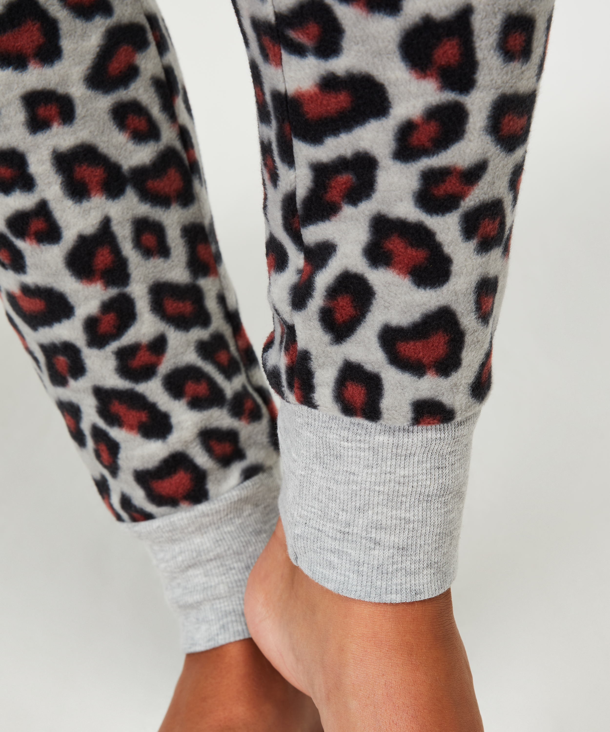 Micro fleece leggings, Gr&aring;, main