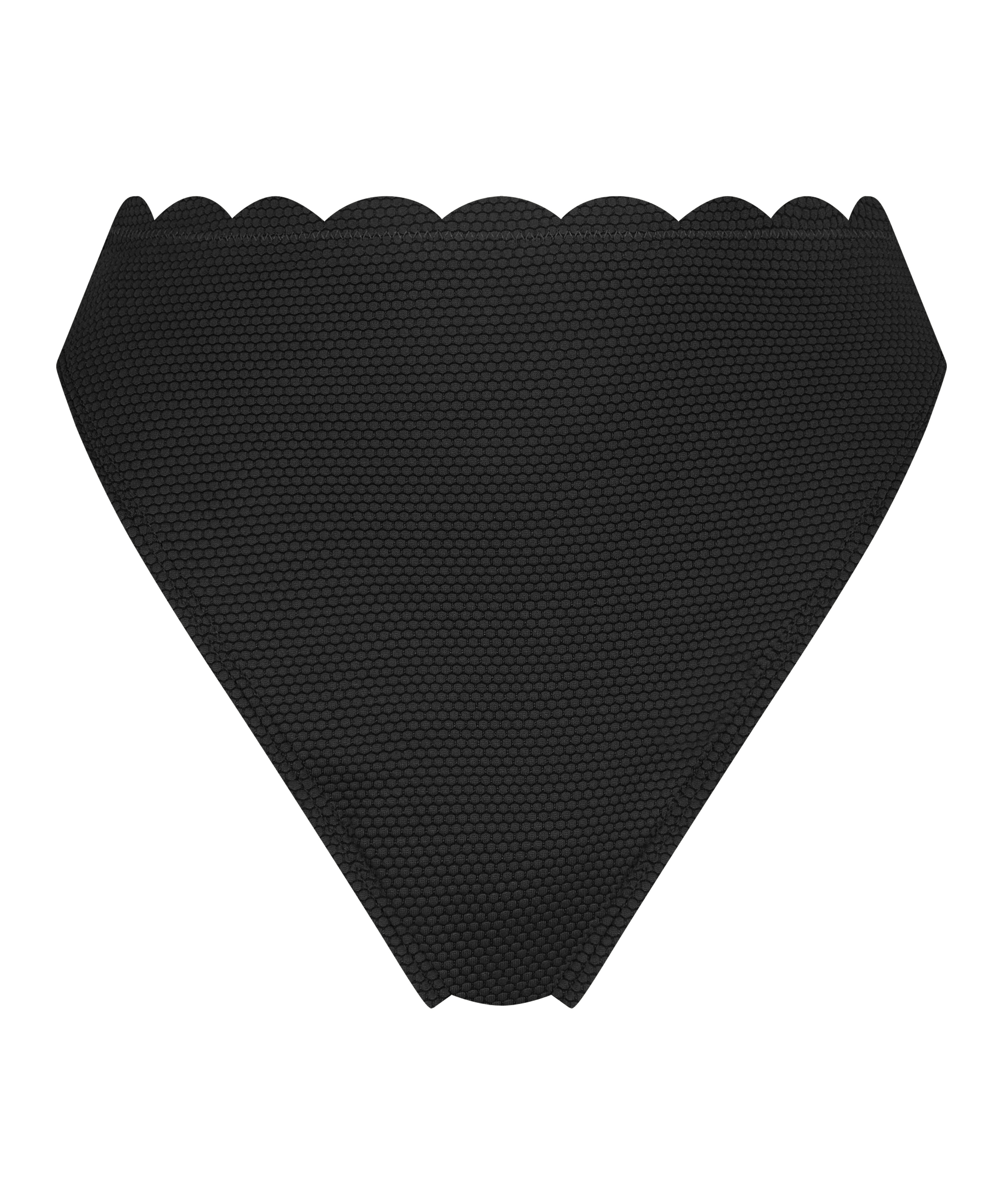 Rio Bikini Underdel Scallop, Svart, main