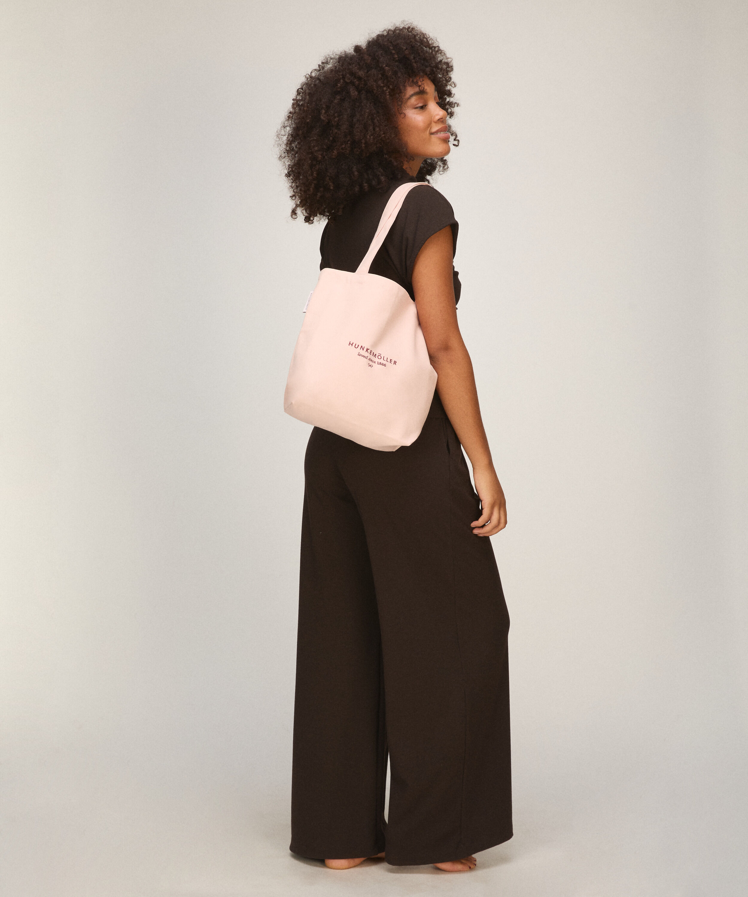 Canvas Tote Bag Small, Rosa Canvas Tote Bag Small, Rosa