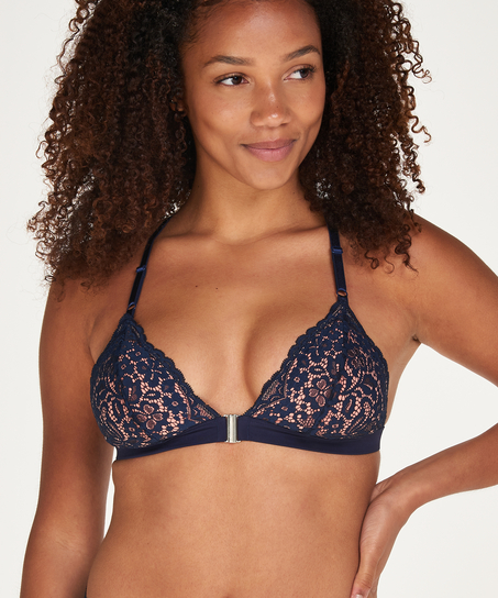 Marina foret triangel-bralette, Blå