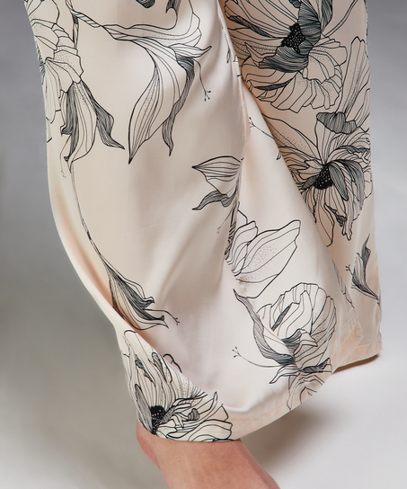 Lotus satin palazzobukse, Rosa