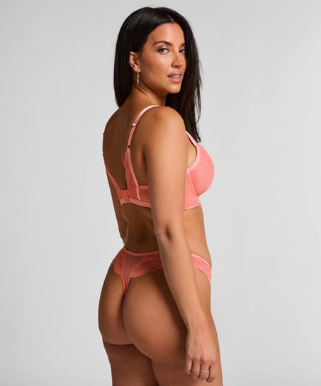 Robijn polstret pushup-BH med b&oslash;yle, Oransje