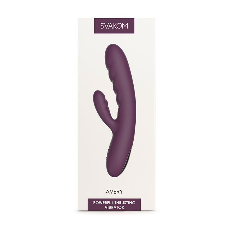 Svakom - Avery kraftig støtende vibrator, Lilla, main