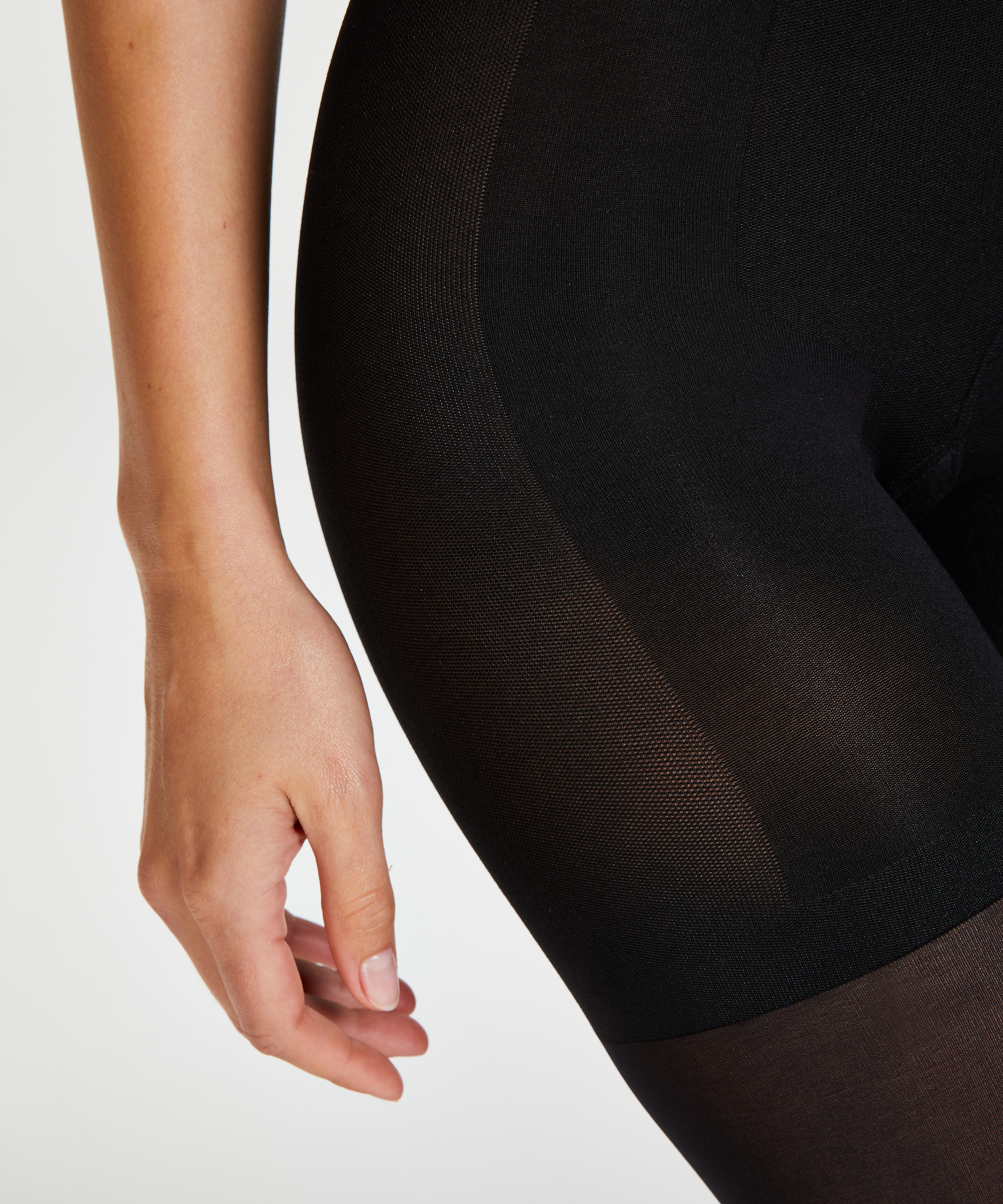 Korrigerende panty 30 denier, Svart, main