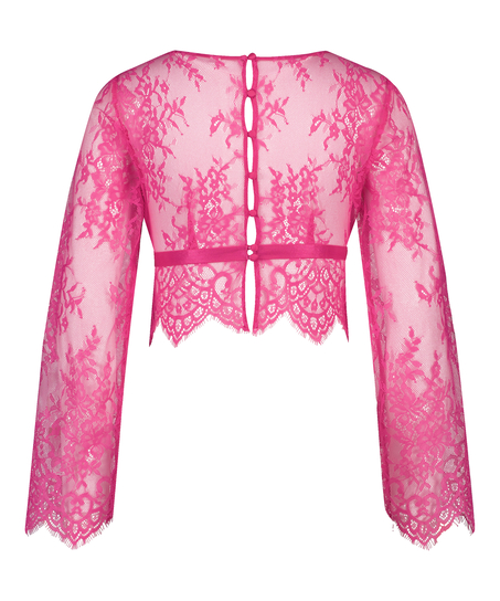 Allover Lace topp, Rosa