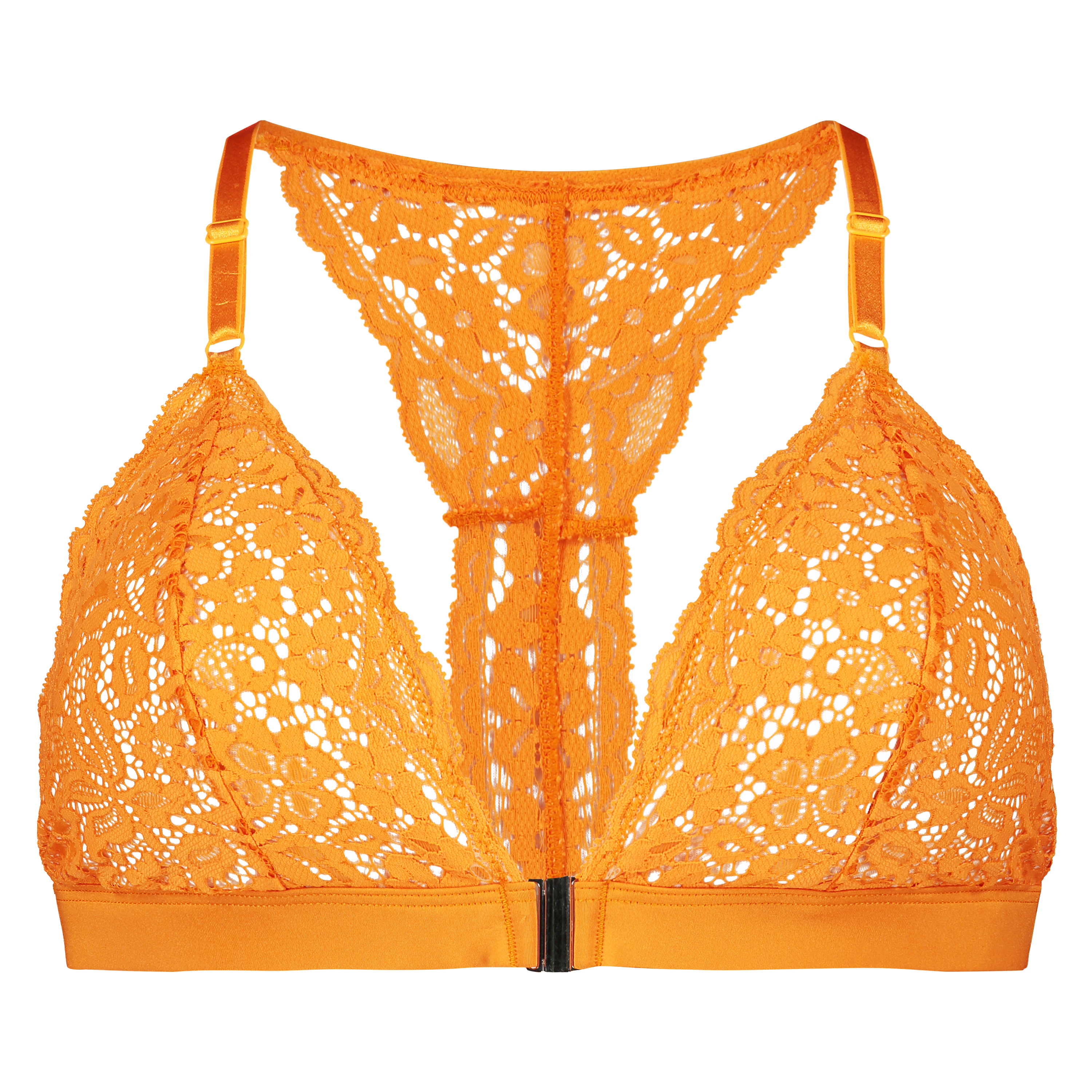 Rose polstret triangle-bralette, Oransje, main