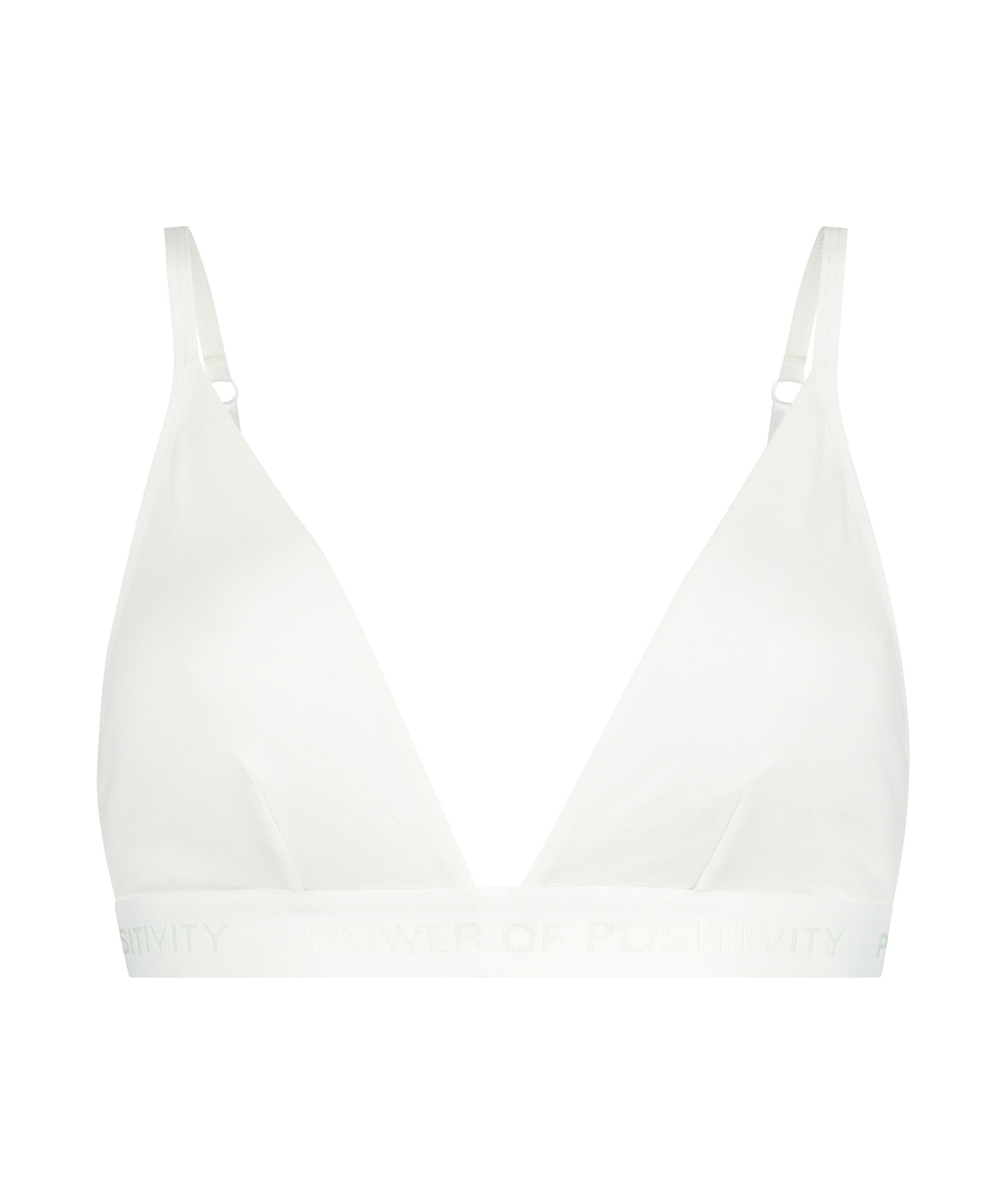 Cutie triangle bralette, Hvit, main