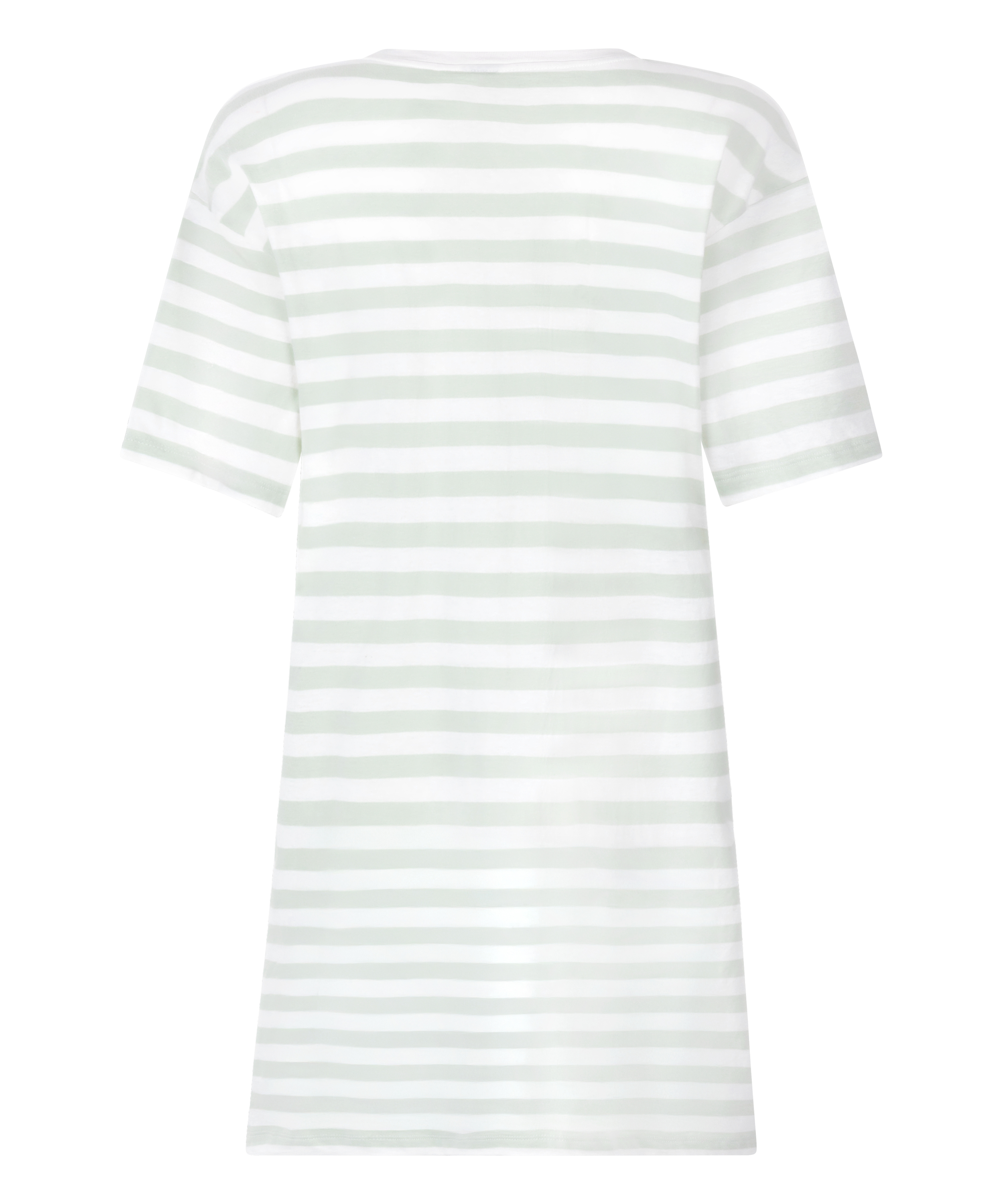 Nattskjorte med rund hals, Gr&oslash;nn, main