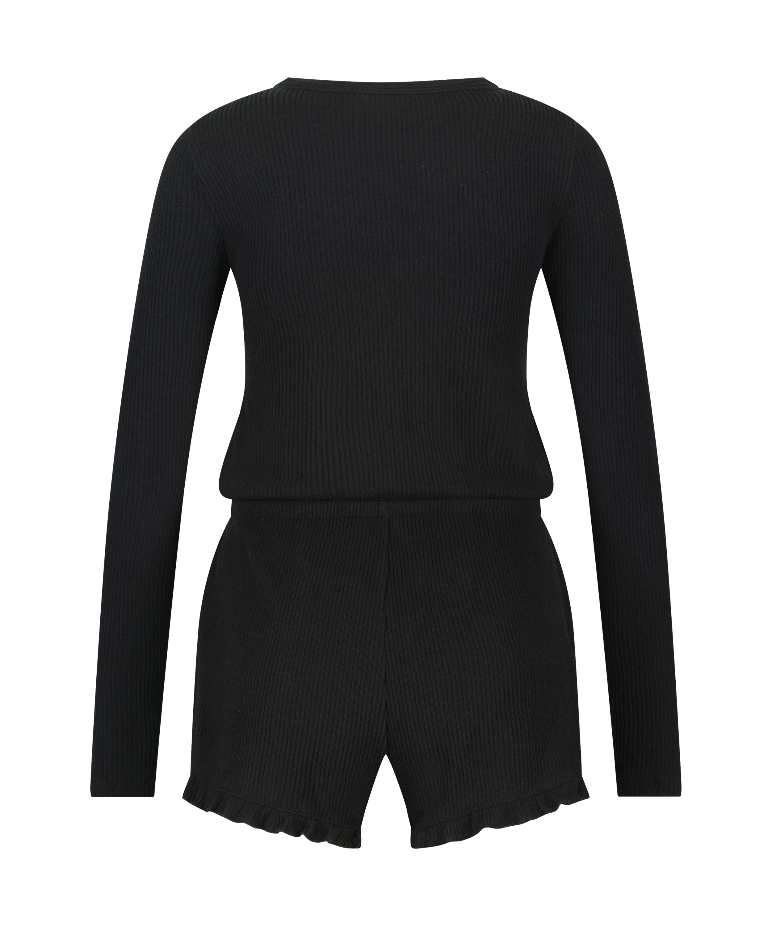 B&oslash;rstet kort onepiece, Svart, main