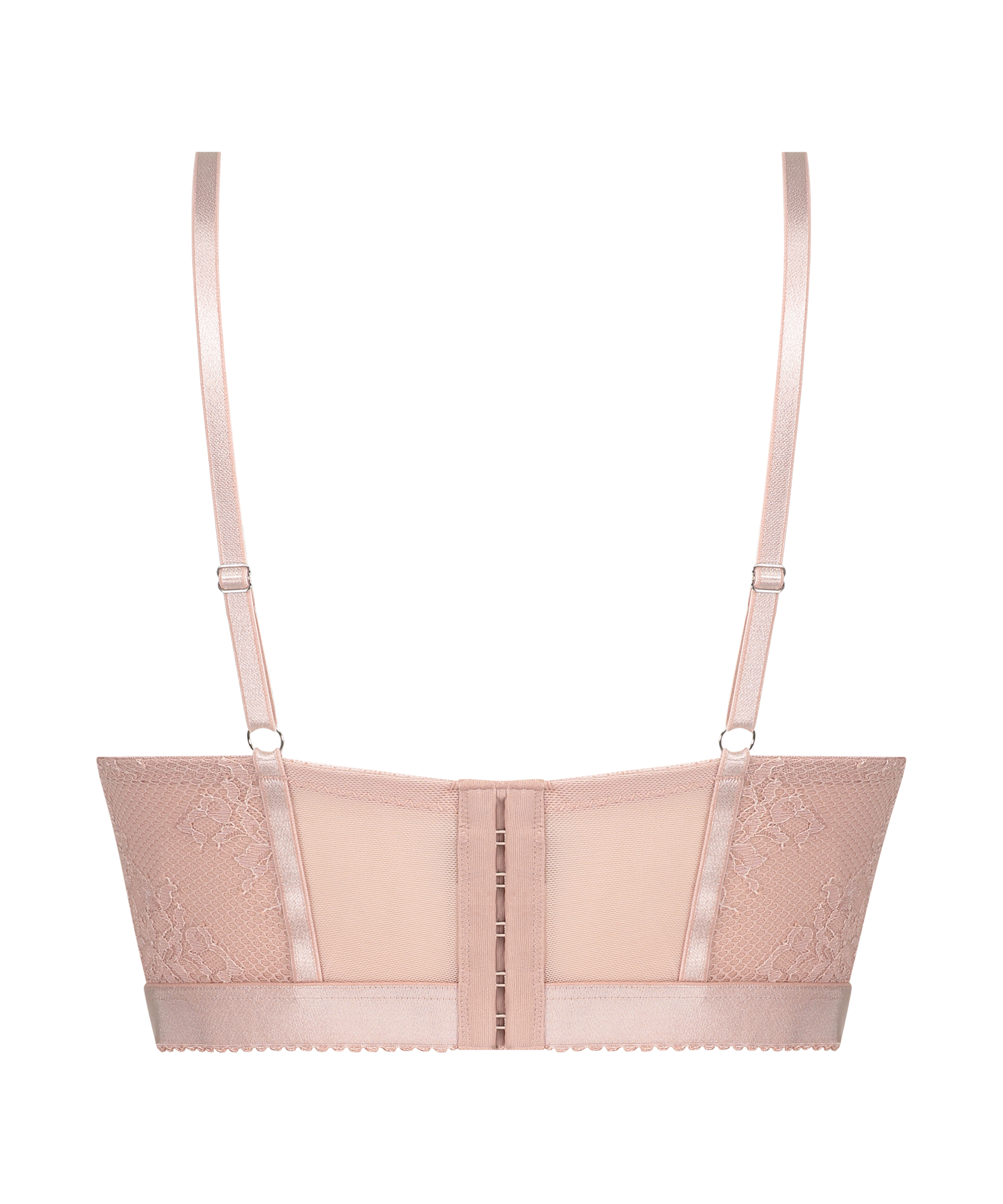 Malika longline polstret spile-BH, Rosa, main