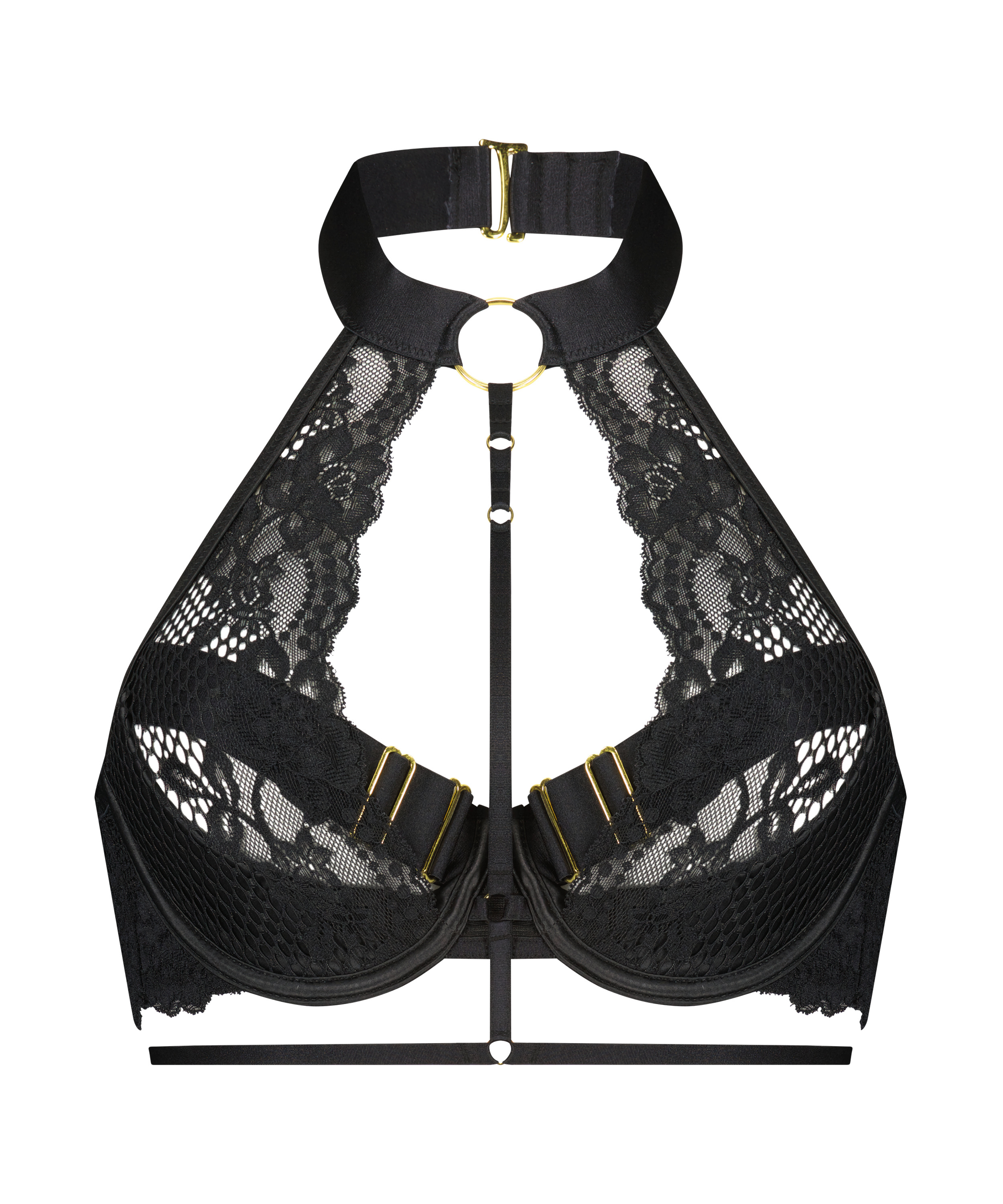 Polstret spile-BH Brixton, Svart, main