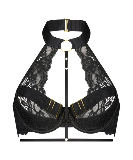 Polstret spile-BH Brixton, Svart