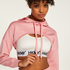 HKMX Hoodie Cropped, Rosa
